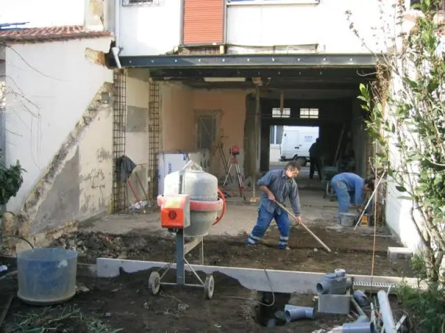 Travaux de maçonnerie - Reportage Camif Habitat - Extension bois