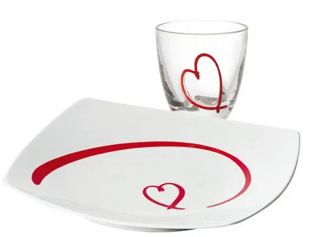 assiette verre