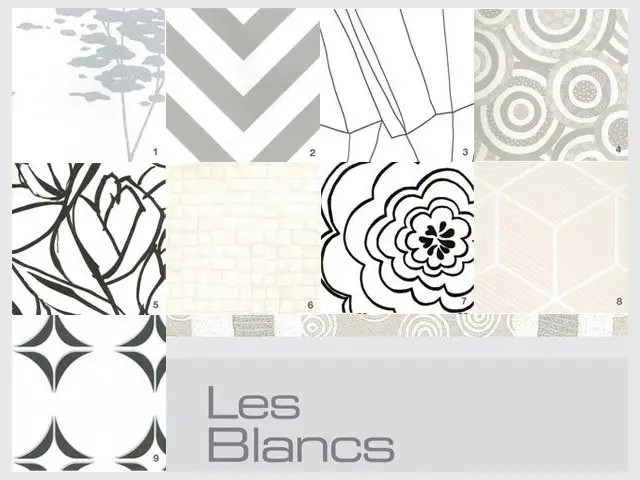 Les blancs - Les Papiers Peints vus par Philippe Model