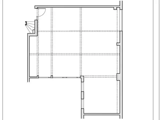 Plan avant travaux - Création loft