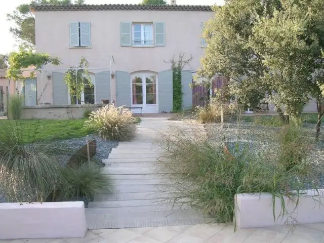 Abords piscine - Après - Jardin Gecko