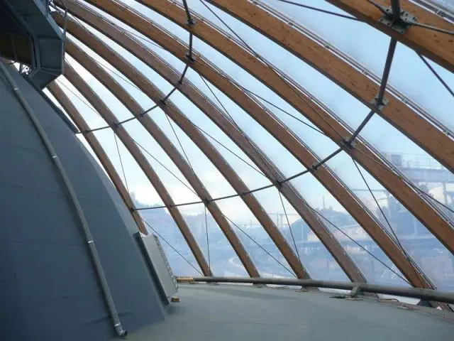 Détail intérieur dôme - Gare de Bellegarde