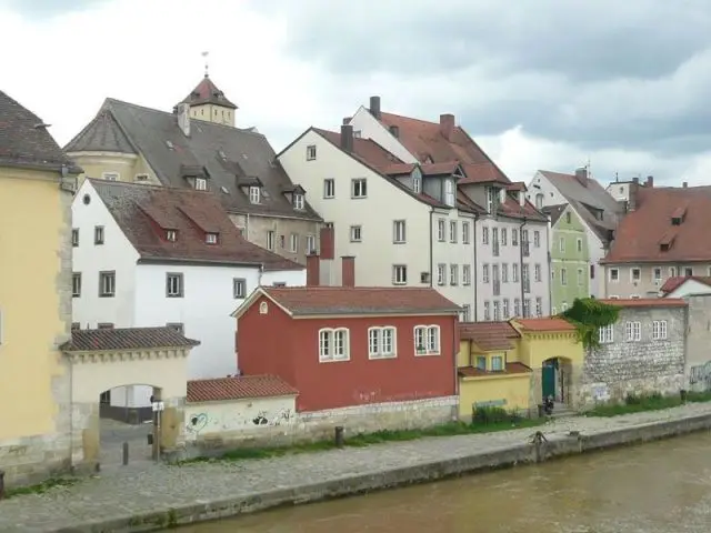 Des maisons colorées - ratisbonne