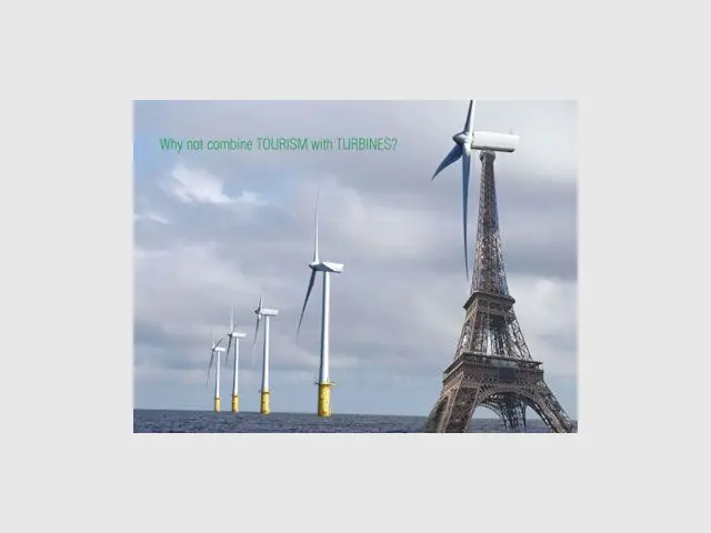 Le tourisme et l'éolien - turbine city