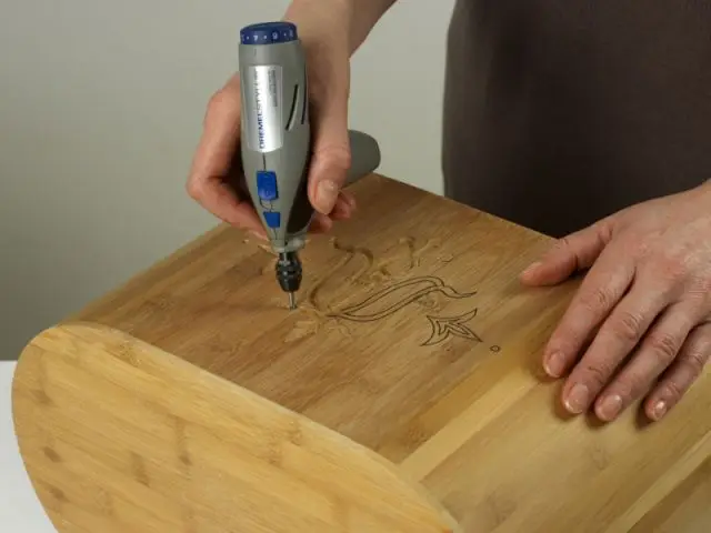 Etape 2 : la gravure - Dremel - Fiche pratique fabriquer une jardinière