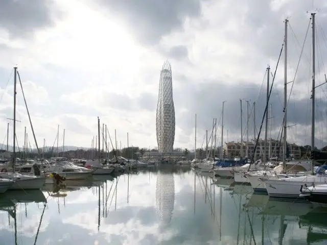 Une envolée architecturale audacieuse - projet cogolin st tropez