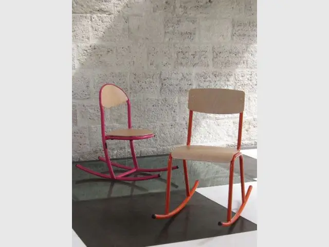 Chaise à bascule - design meuble enfant