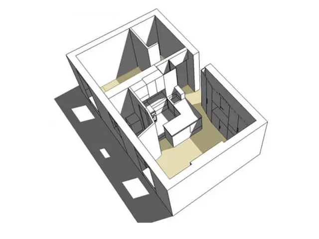 Plan après - deux pièces optimisé plan