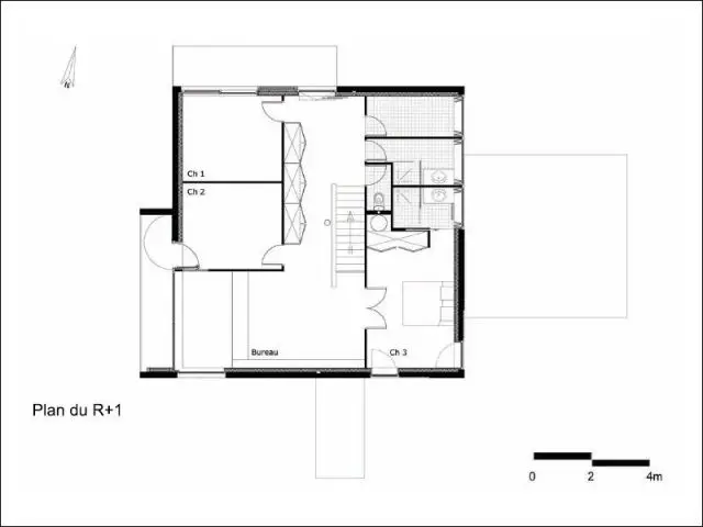 Plan R+1 - maison 10x10