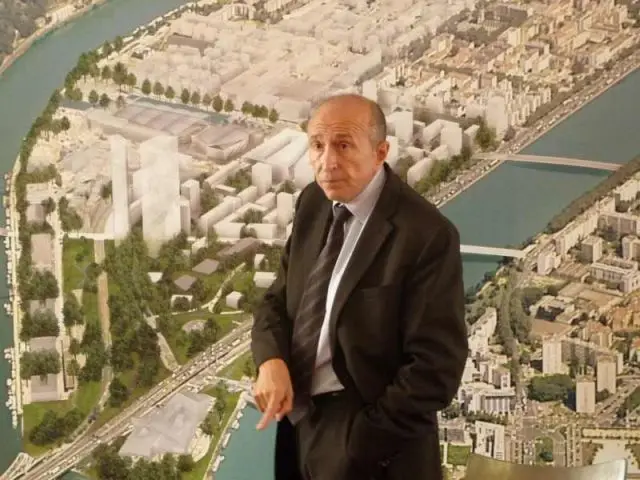 Gérard Collomb - lyon confluence