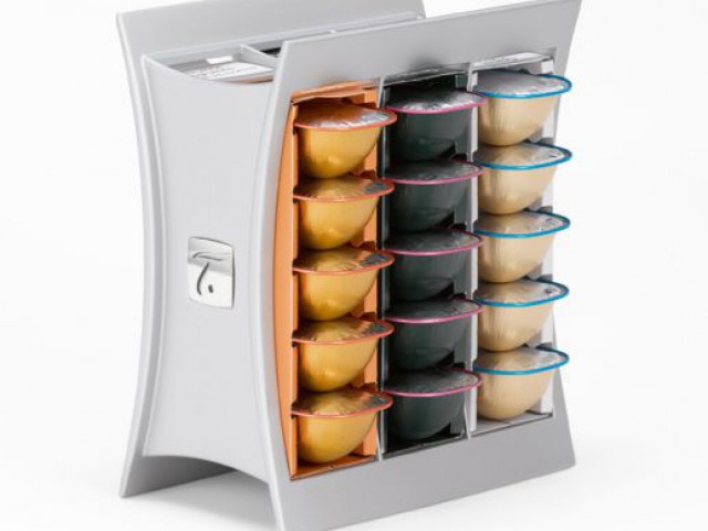 Distributeur spécial T pour ranger les capsules de thé dans 3 tiroirs