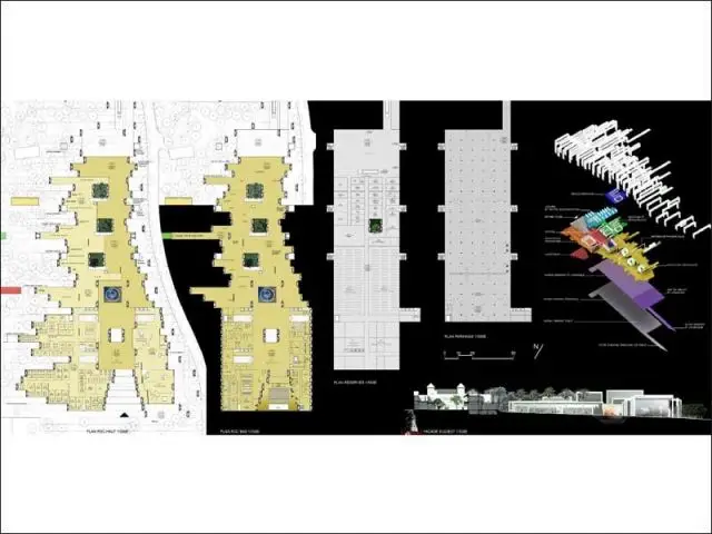 Plans de niveaux et axonométrie - musée archéo Rabat