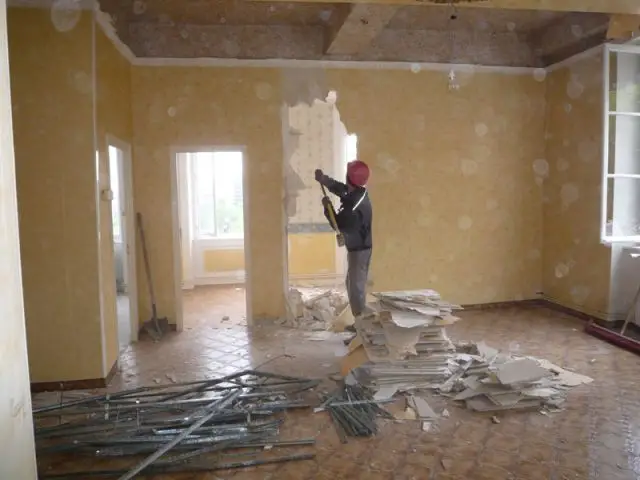 Chambre - Pendant les travaux - Reportage salon