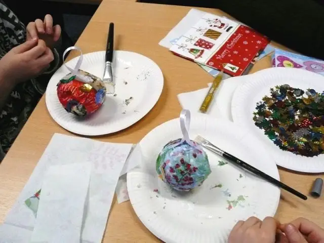 Boule - résultat final - Noël déco enfants