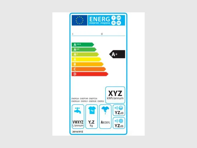 Nouvelle étiquette-énergie