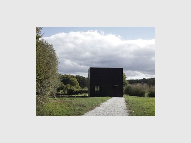 Une maison d'architectes - cube noir