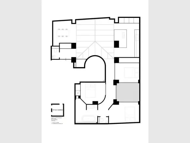 Nouveau plan - Appartement Montmartre