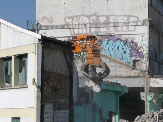 Chantier de déconstruction - médiathèque Angoulême