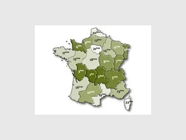 Top 5 du "bois énergie" par région - Qualit'EnR