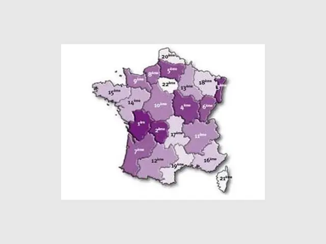 Top 5 de l'aérothermie et de la géothermiepar région - Qualit'EnR