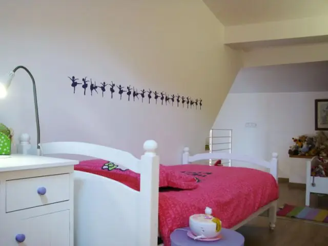 Une chambre de petite fille subtilement décorée (suite) - Reportage chambre petite fille