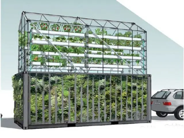  Le potager mobile Aquaponique  - mobilier urbain