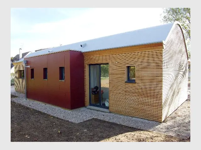 Local technique - Maison bois bioclimatique