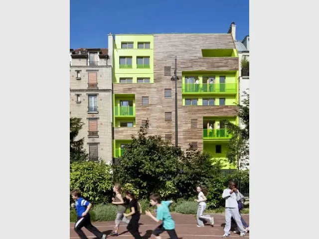 Des logements colorés