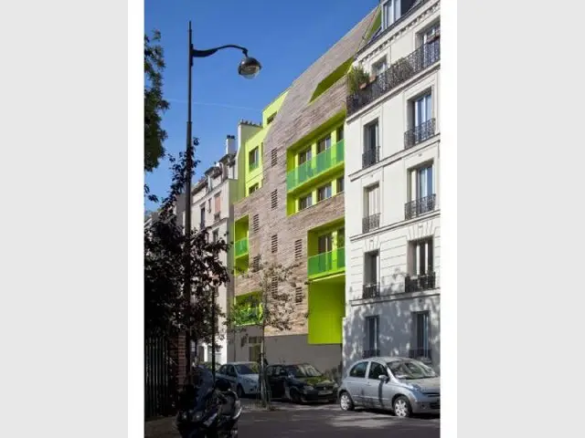 Façade - Des logements colorés