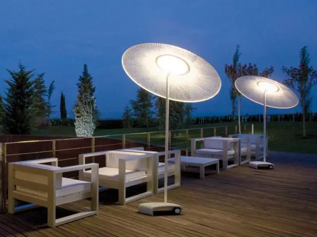 Parasol lumineux - Luminaires jardin