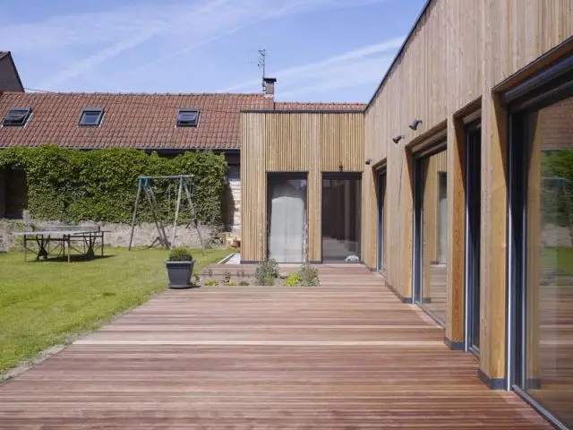 Maison passive - Terrasse - Maison passive Neuville en Ferrain