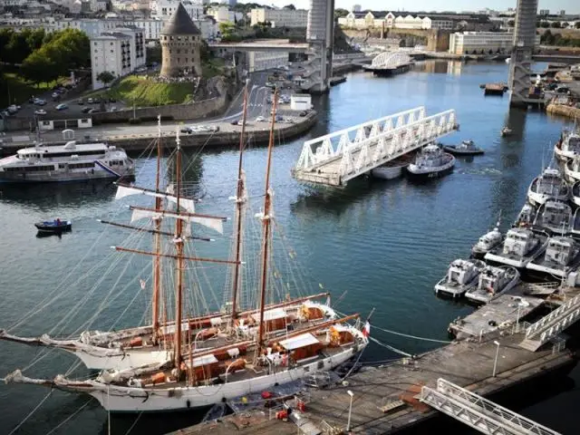 Les environs du Pont de Recouvrance à Brest - Pont Recouvrance Brest