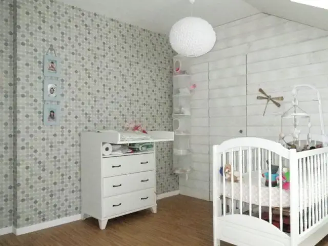 Chambre de bébé - Mobilier blanc - Reportage chambre enfant