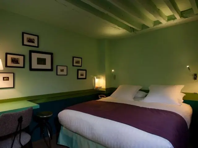 Chambre verte - Hôtel Le Crayon