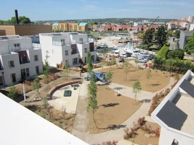 Le jardin vue d'en haut - Allende