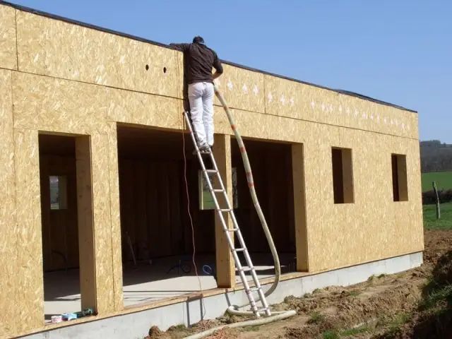 Pose de la ouate de cellulose - MOB passive