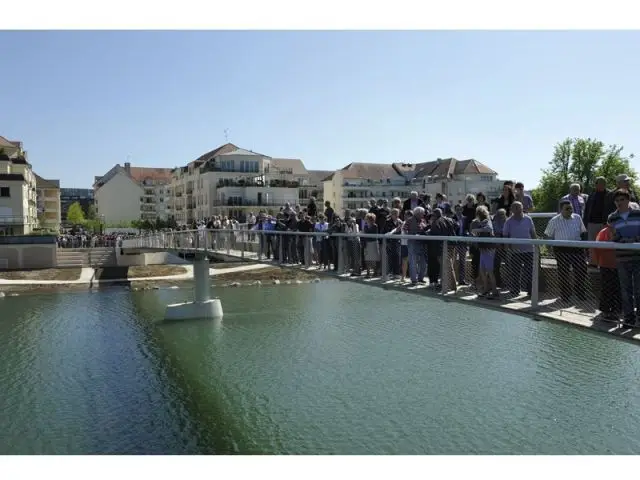 Inauguration - passerelle Meaux