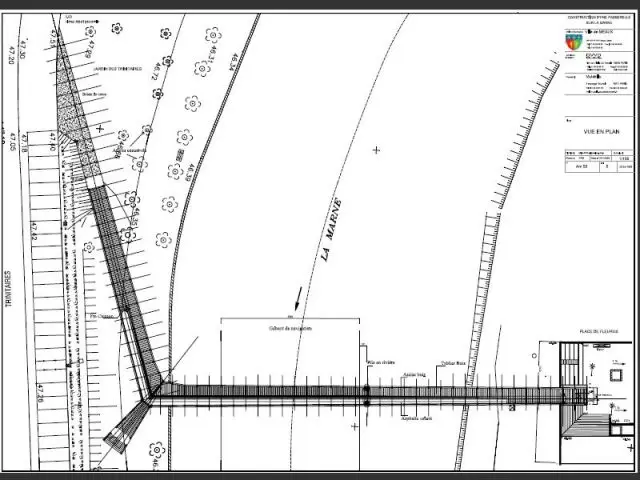 Plan - passerelle Meaux