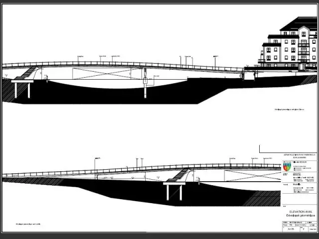 Coupe - passerelle Meaux