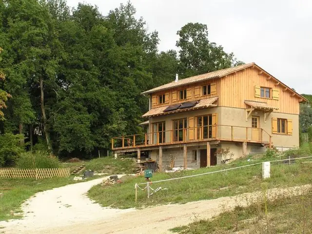 Une maison respectueuse de l'environnement - paille