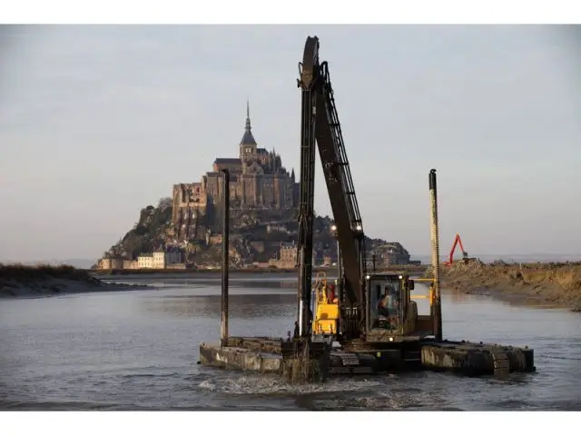 Mont-Saint-Michel trvaux 