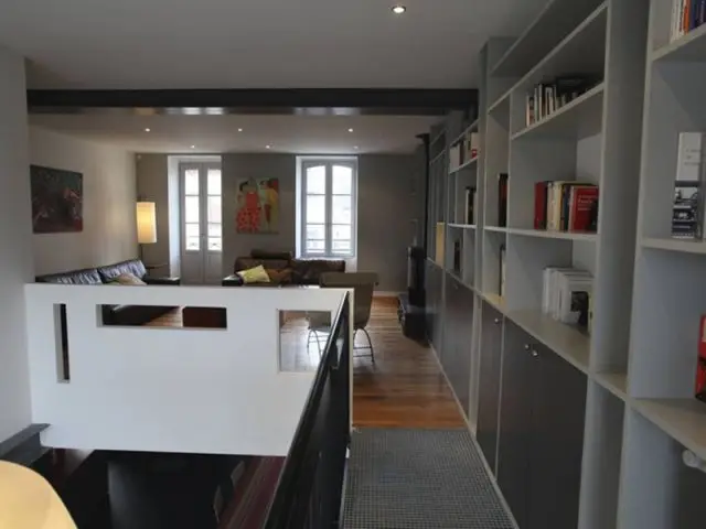 Le salon - Maison DPLG / Rennes / reportage