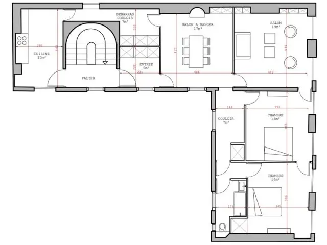 Plan existant - Reportage appartement parisien Julie Alazard 