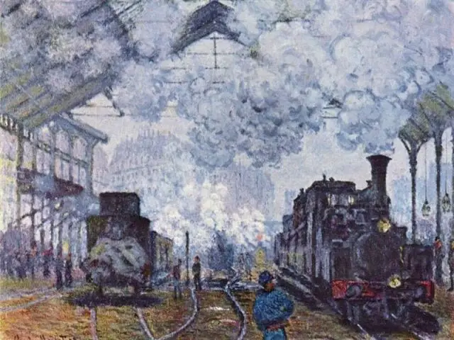 gare saint lazare Monet