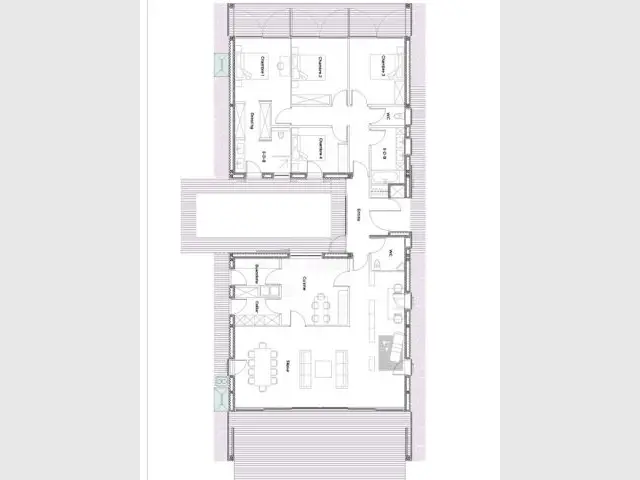 Plan villa - XLGD Architectures