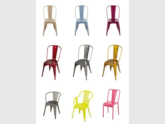 Des chaises cultes et colorées - Sélection industriel