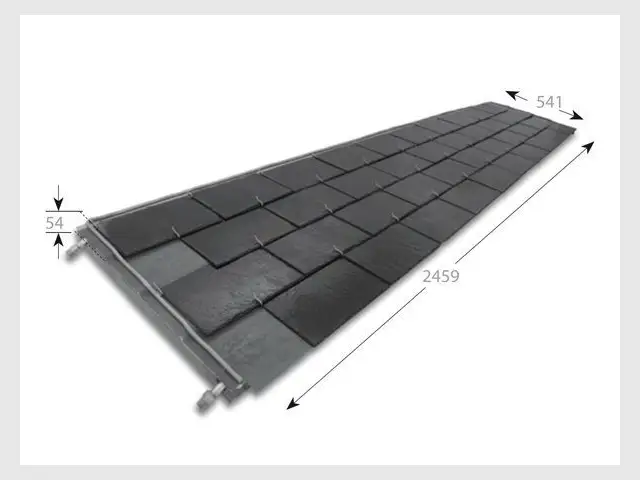 ardoise panneau solaire thermique