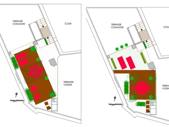 Plusieurs aménagements possibles - terrasse