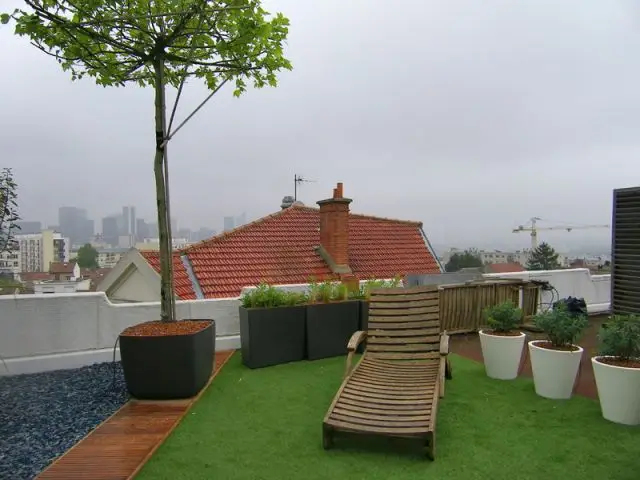 Un solarium exposé au sud - terrasse