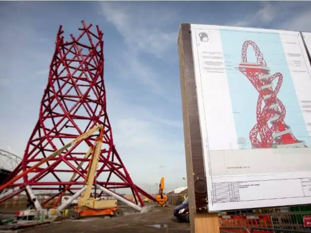 Construction de la tour Orbit - Tour Orbit